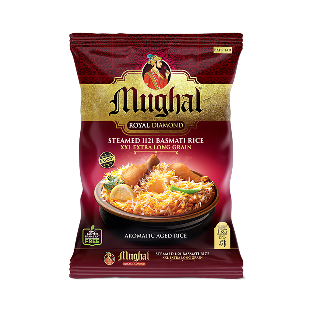 Royal Diamond — 1121 Steamed Basmati Rice